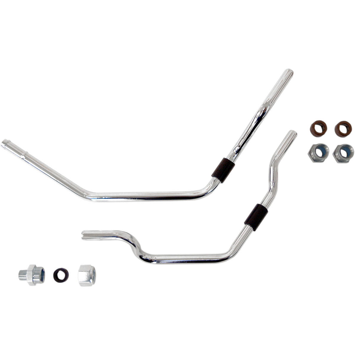 DRAG SPECIALTIES Oil Filter Line Kit Chrome Softail