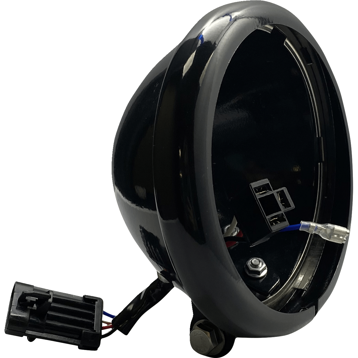 CUSTOM DYNAMICS Headlight Bucket 5-3/4" Black