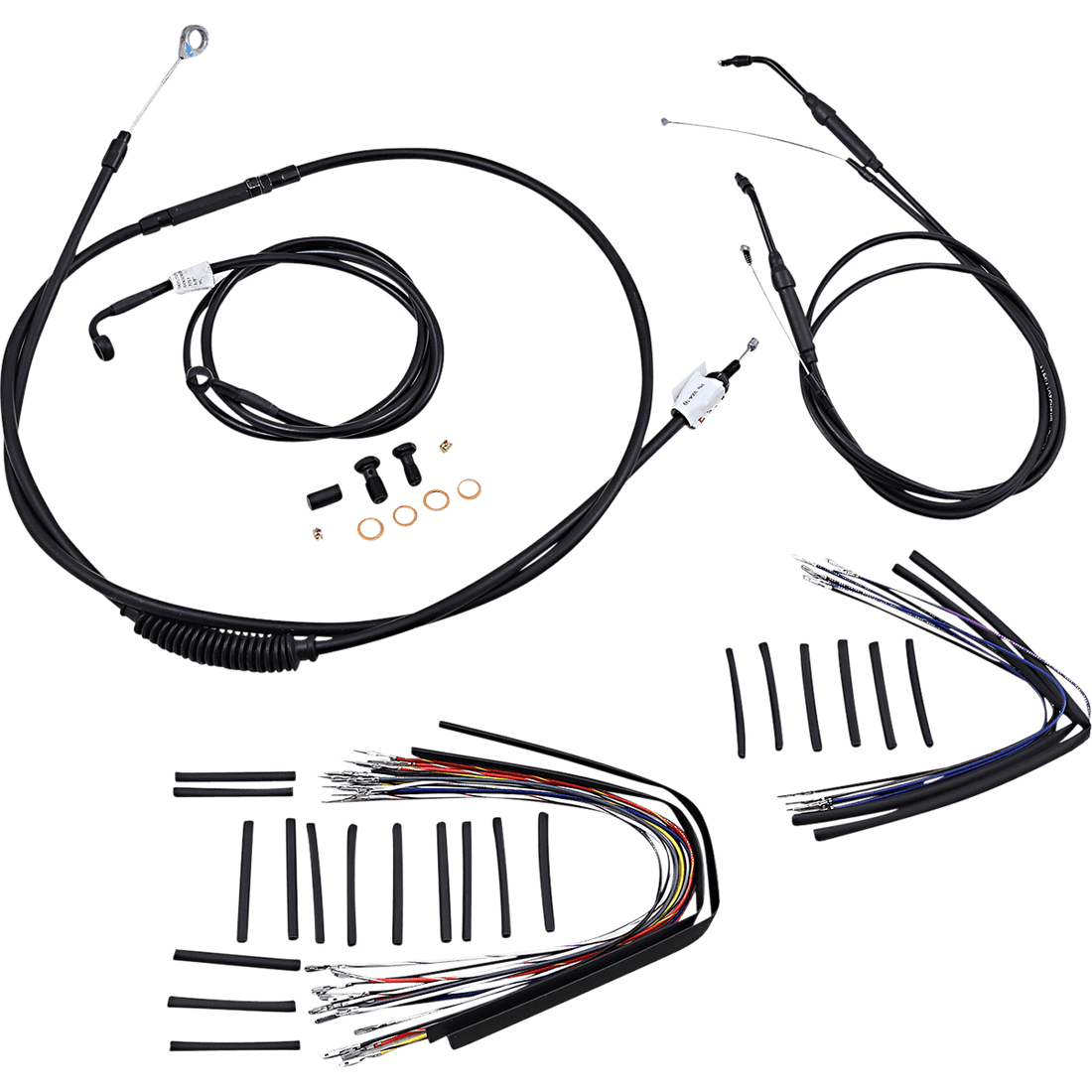 BURLY BRAND Control Kit 16" Ape Hanger Handlebars B301041