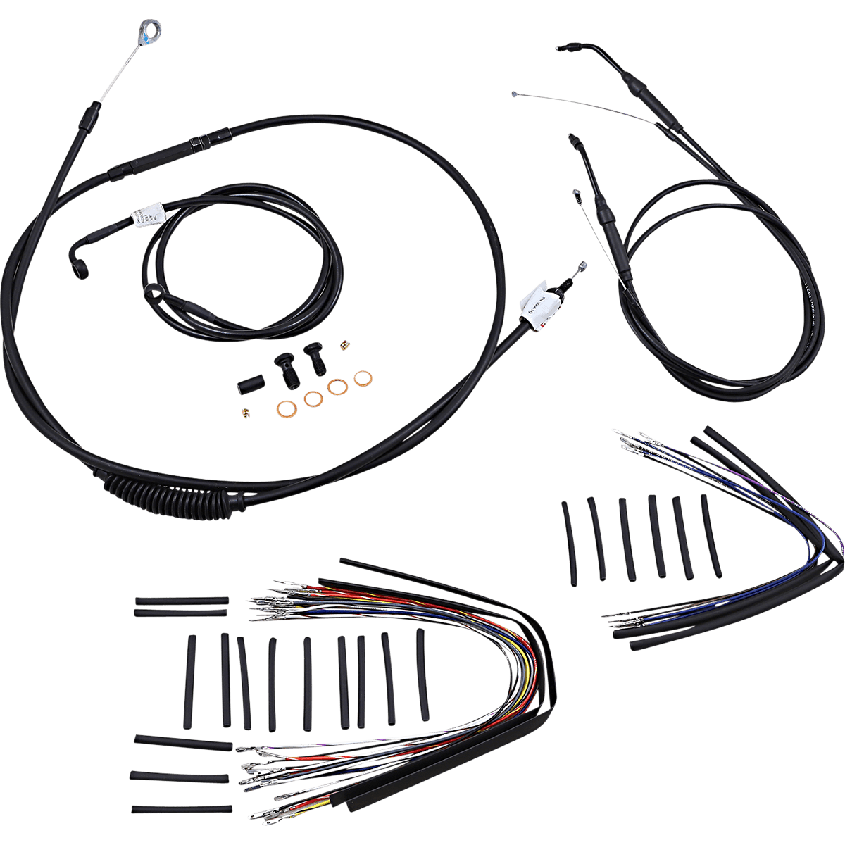 BURLY BRAND Control Kit 16" Ape Hanger Handlebars B301041