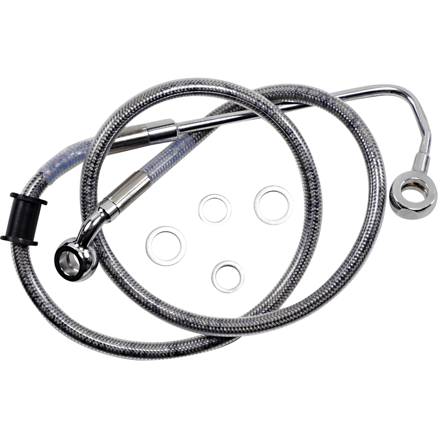 DRAG SPECIALTIES Brake Line +2" Stainless Steel '15-'17 Softail