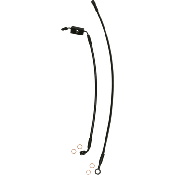 MAGNUM SHIELDING Brake Line Kit XR Black SBB132621