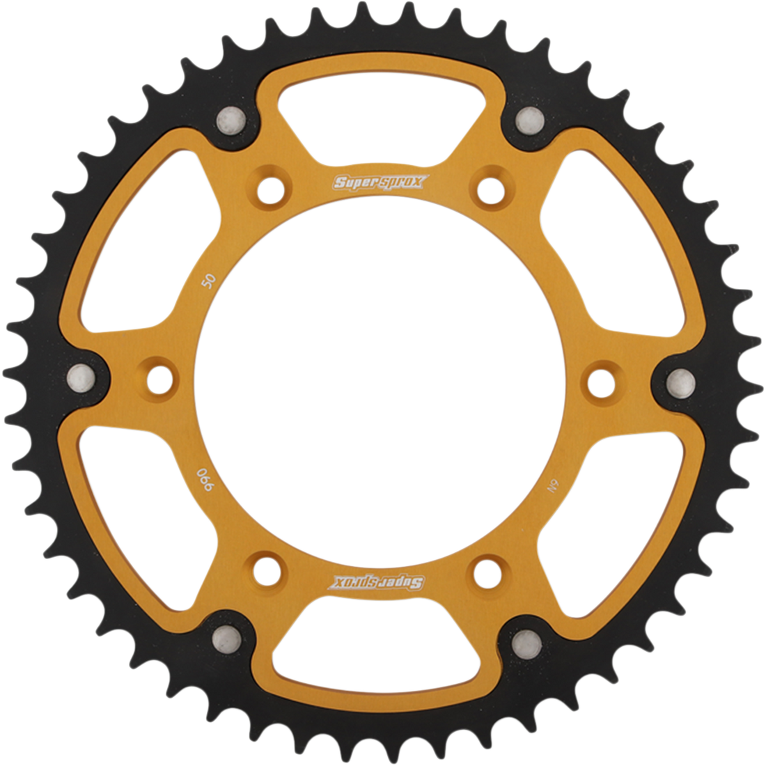 SUPERSPROX Stealth Rear Sprocket 50 Tooth Gold Husaberg/Husqvarna/KTM RST99050GLD