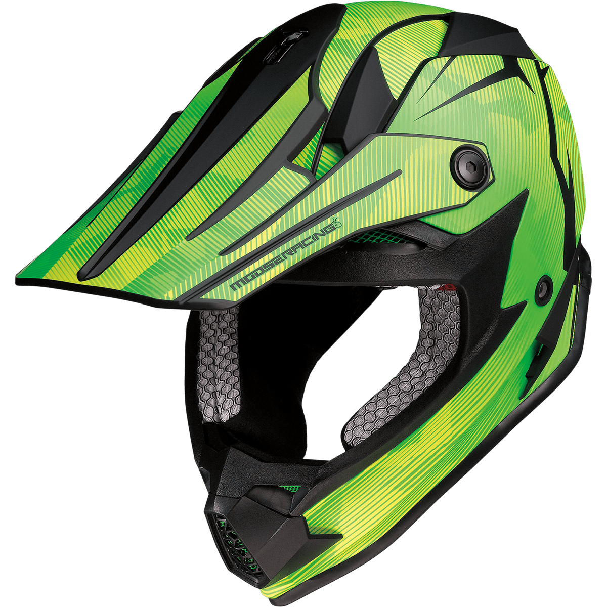 MOOSE RACING Youth F.I. Helmet Agroid Camo MIPS® Yellow/Green Medium 01111524