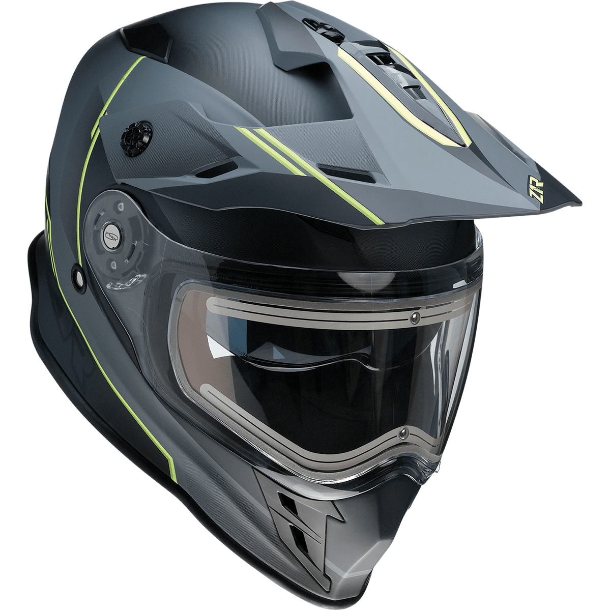 Z1R Range Helmet Bladestorm Gray/Black/Hi-Viz Yellow 2XL