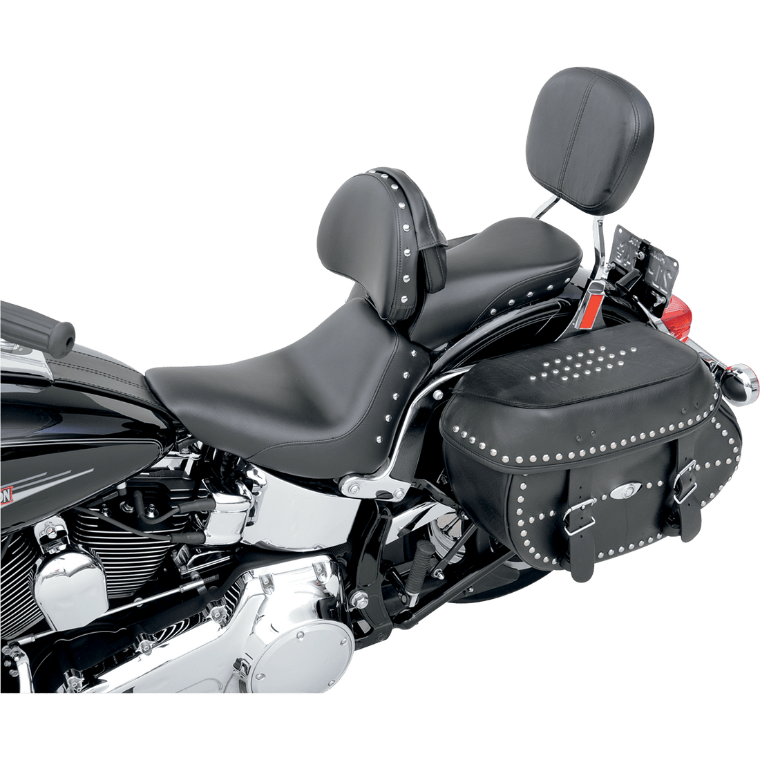 SADDLEMEN Touring Pillion Studded FB '07-'17 80612015