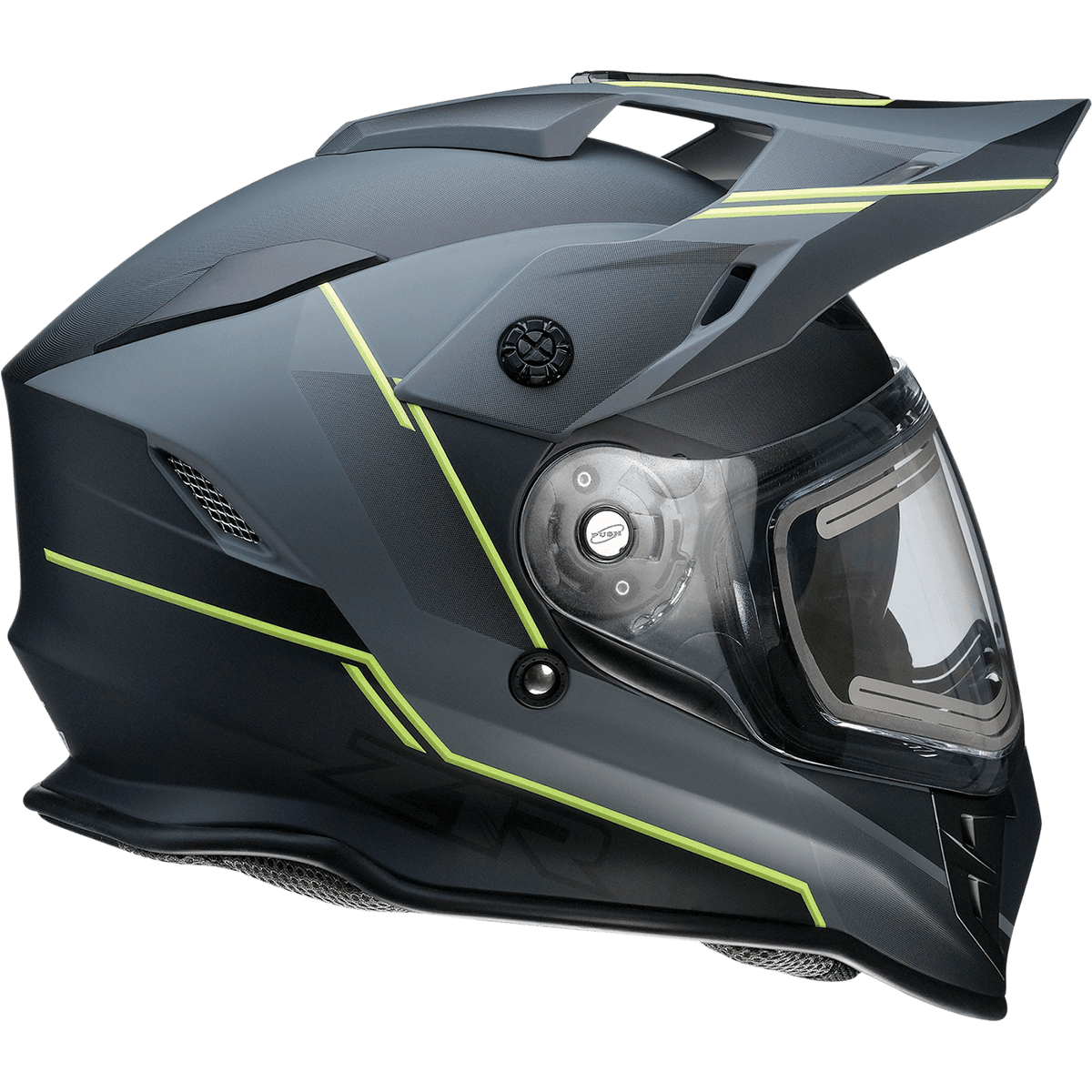 Z1R Range Helmet Bladestorm Gray/Black/Hi-Viz Yellow XS