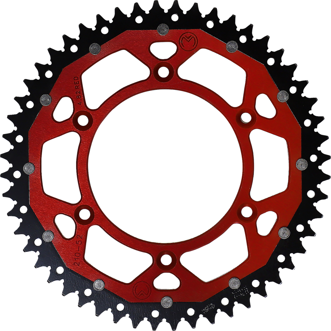 MOOSE RACING Dual Sprocket Red 52 Tooth