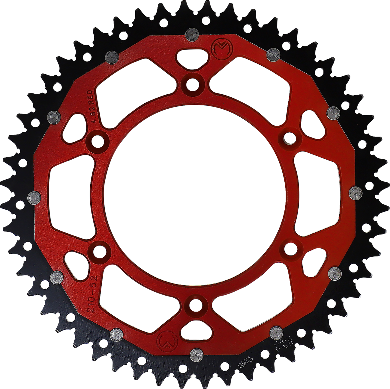 MOOSE RACING Dual Sprocket Red 52 Tooth