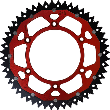 MOOSE RACING Dual Sprocket Red 52 Tooth