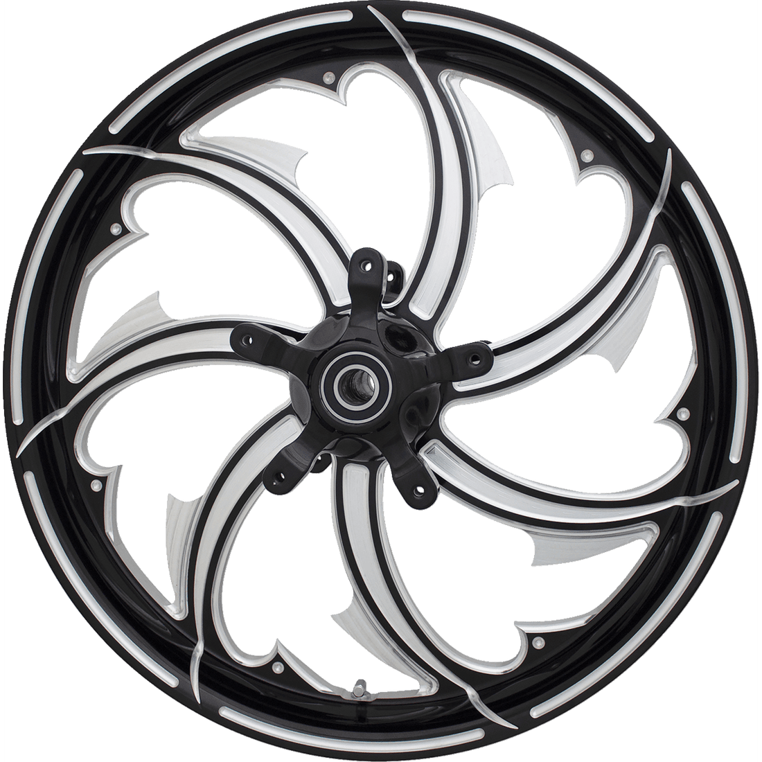 COASTAL MOTO Wheel Fury Rear Single Disc/with ABS Black Cut 18x5.5 FL