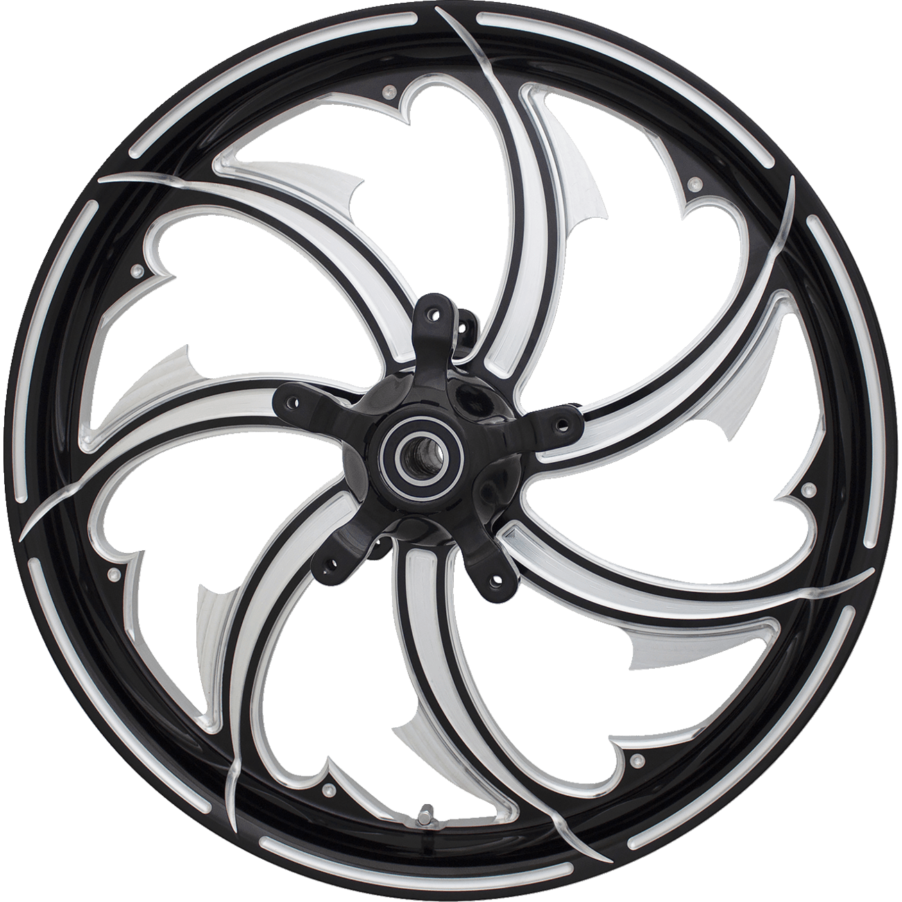 COASTAL MOTO Wheel Fury Front Dual Disc/with ABS Black Cut 23x3.75 FL