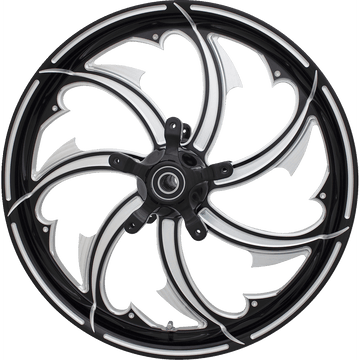 COASTAL MOTO Wheel Fury Front Dual Disc/with ABS Black Cut 23x3.75 FL