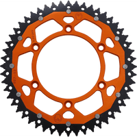 MOOSE RACING Dual Sprocket Orange 52 Tooth