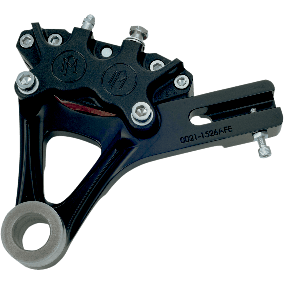 PERFORMANCE MACHINE PM 4-Piston Caliper Rear Black Ops™ 08-17 FXD 12590052SMB