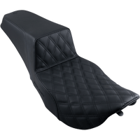 SADDLEMEN Step-Up Seat Front Lattice Stitch Black 89706172