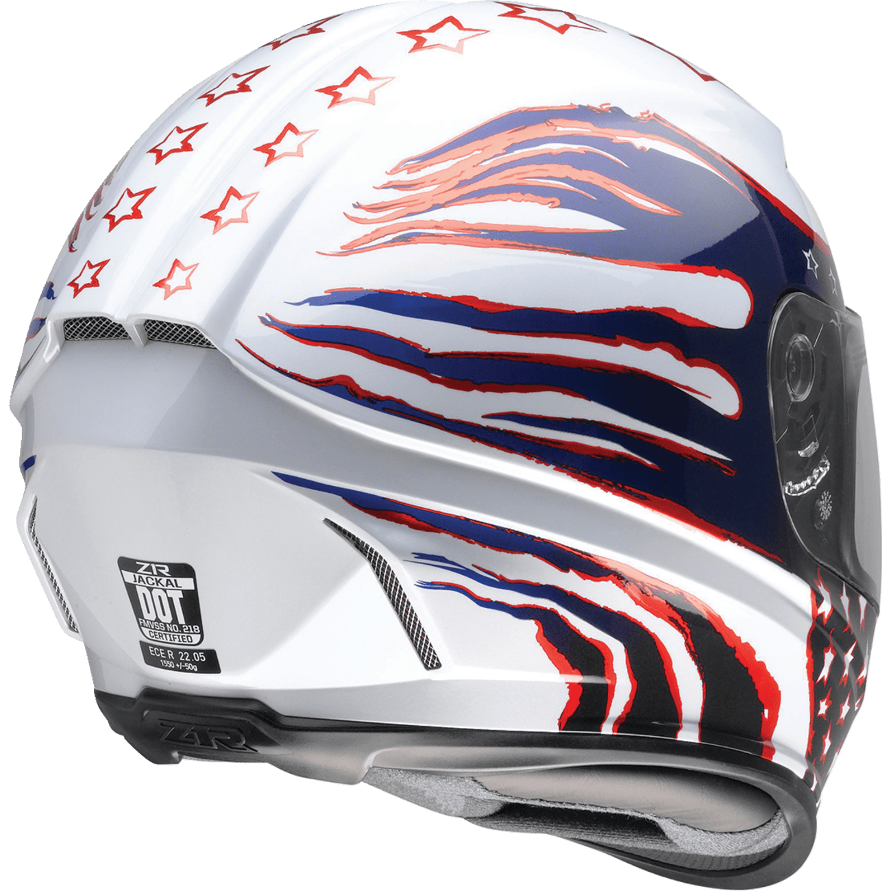 Z1R Jackal Helmet Patriot Red/White/Blue Small