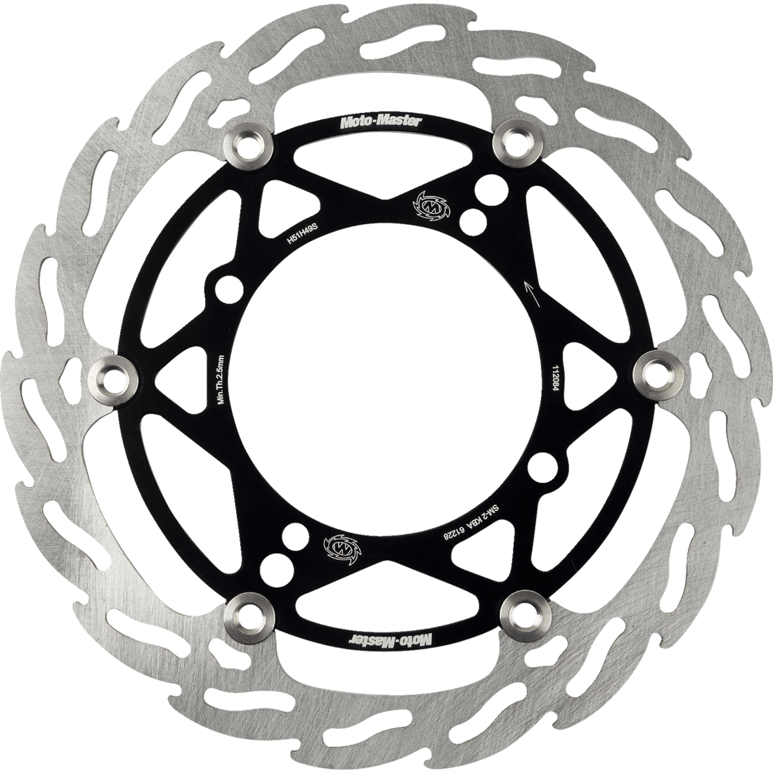 MOTO-MASTER Brake Rotor Front Flame