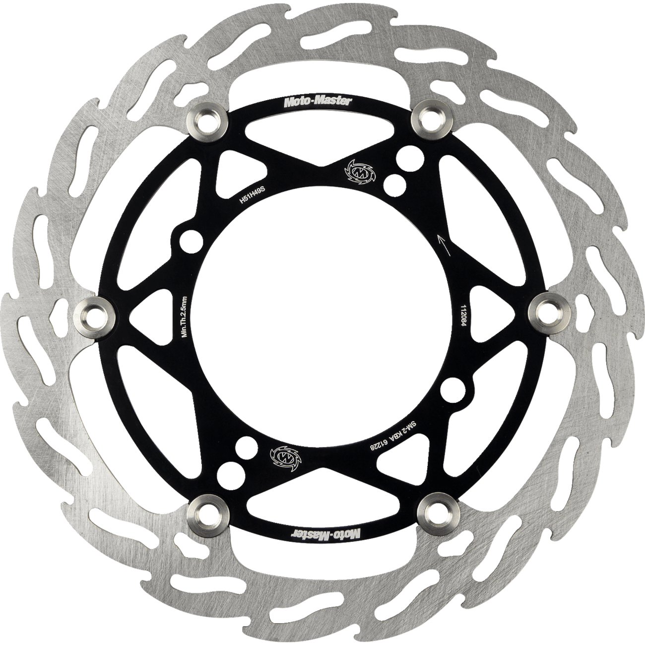 MOTO-MASTER Brake Rotor Front Flame