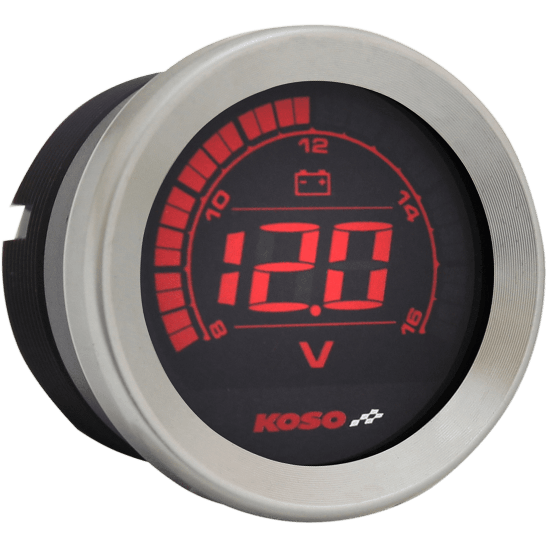 KOSO NORTH AMERICA 2" Voltmeter Gauge Chrome BA050300