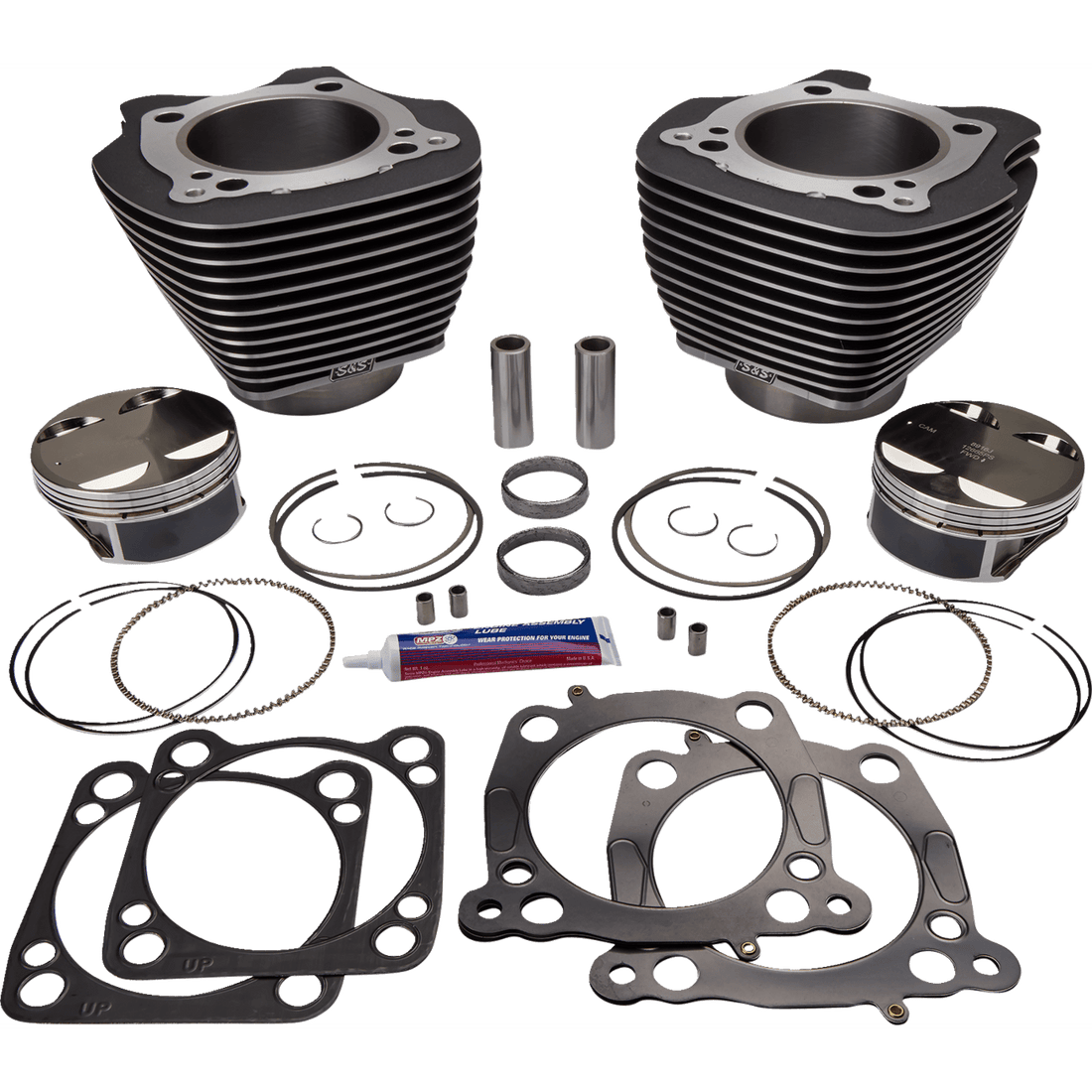 S&S CYCLE 128" Big Bore Cylinder Kit M8 Black