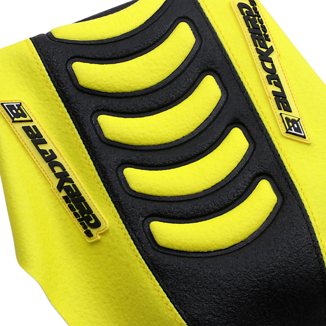 BLACKBIRD RACING Double Grip 3 Seat Cover Black/Yellow Suzuki