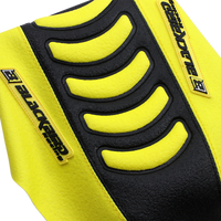 BLACKBIRD RACING Double Grip 3 Seat Cover Black/Yellow Suzuki