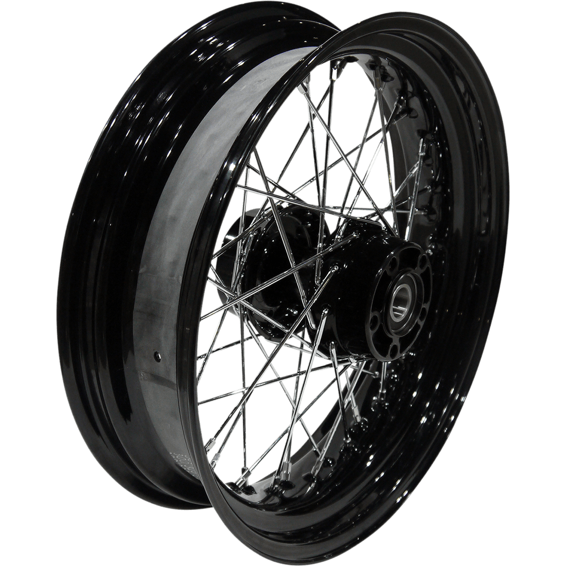 DRAG SPECIALTIES Wheel Laced 40 Spoke Rear Black 17x4.5 '08-'17 FXD