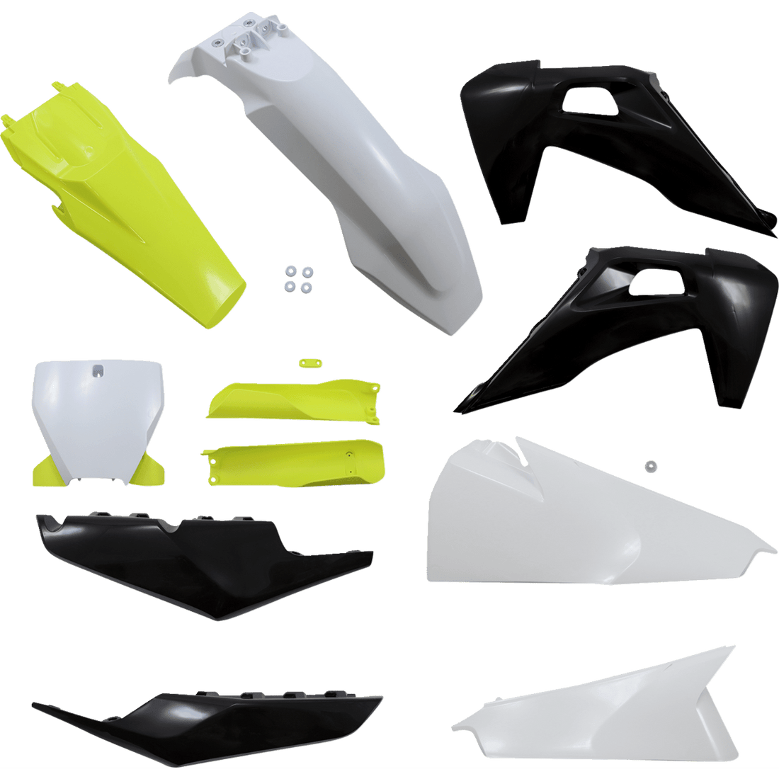 ACERBIS Full Replacement Body Kit White/Black/Yellow 2726557296