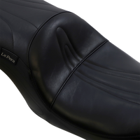 LE PERA Sorrento 2-Up Seat Stitched Black FLHR '02-'07 LH907RK