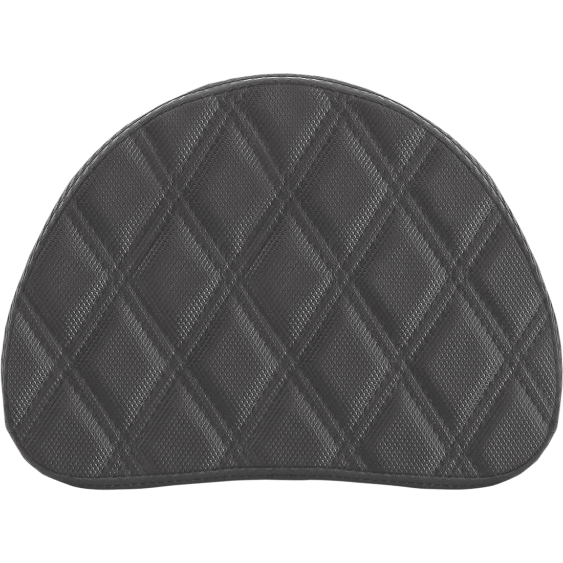 SADDLEMEN Sissy Bar Pad Lattice Stitched Black 0513SDC