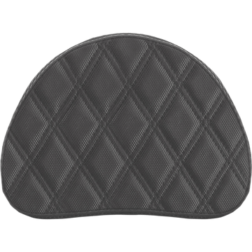 SADDLEMEN Sissy Bar Pad Lattice Stitched Black 0513SDC