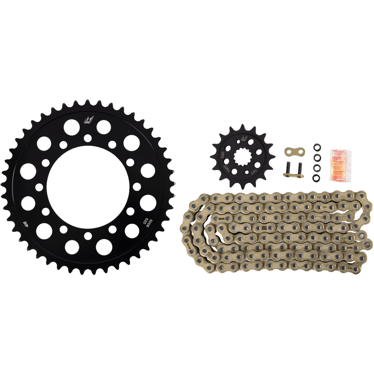 RK Aluminum Race Chain and Sprocket Kit Suzuki GSX-R750 3076118DG