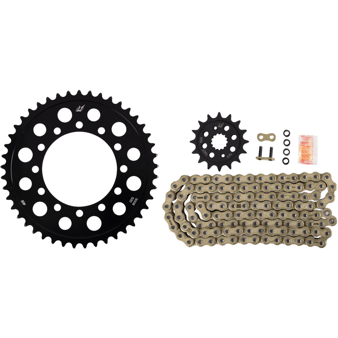 RK Aluminum Race Chain and Sprocket Kit Suzuki GSX-R750 3076118DG