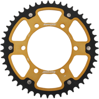 SUPERSPROX Stealth Rear Sprocket 47 Tooth Gold Kawasaki/Yamaha/Suzuki RST48647GLD