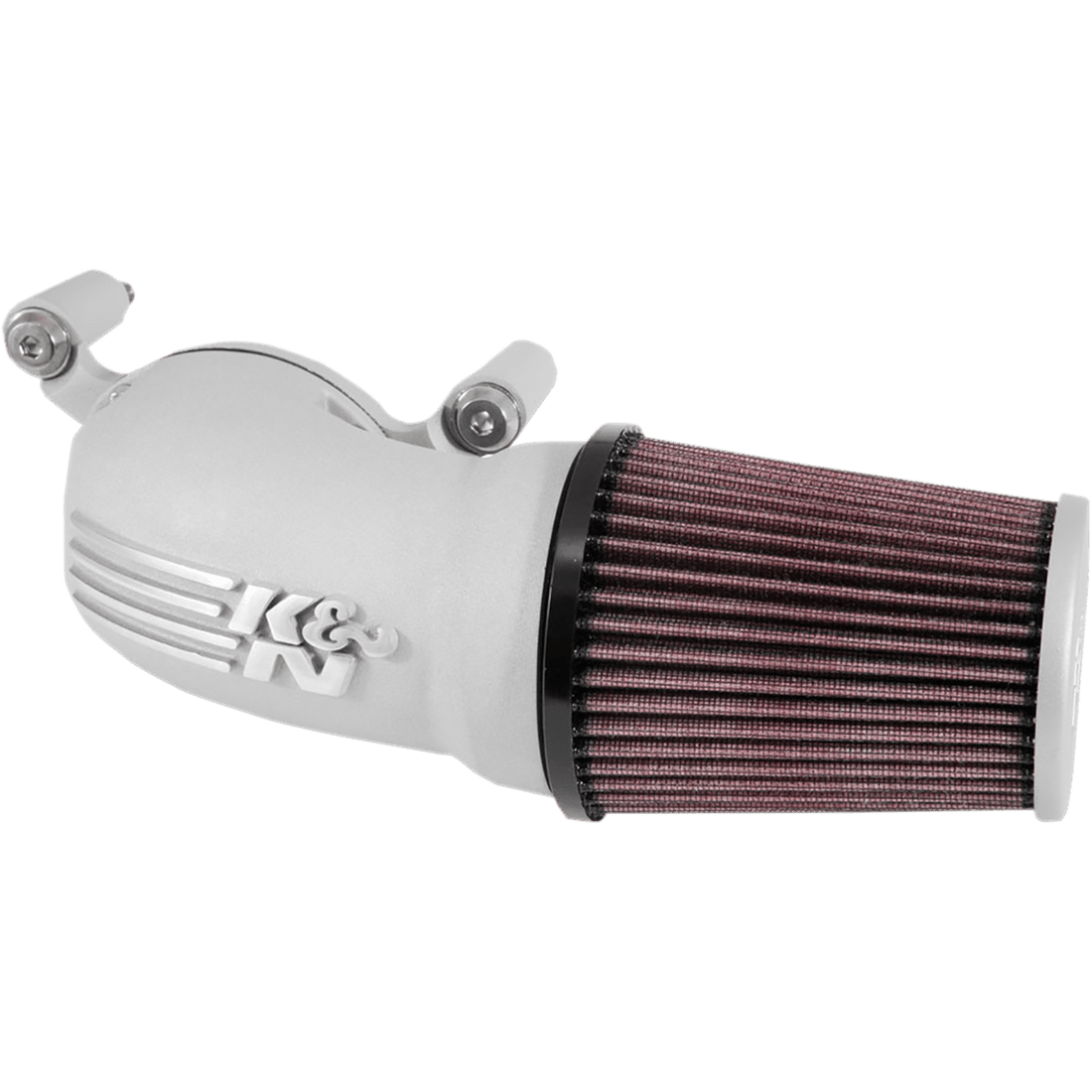 K & N Aircharger® Intake System with Cast Aluminum Intake Tube Satin Silver 571134S