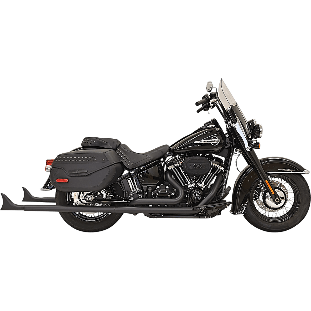 BASSANI XHAUST Fishtail Exhaust without Baffle 39" 1S86EB39