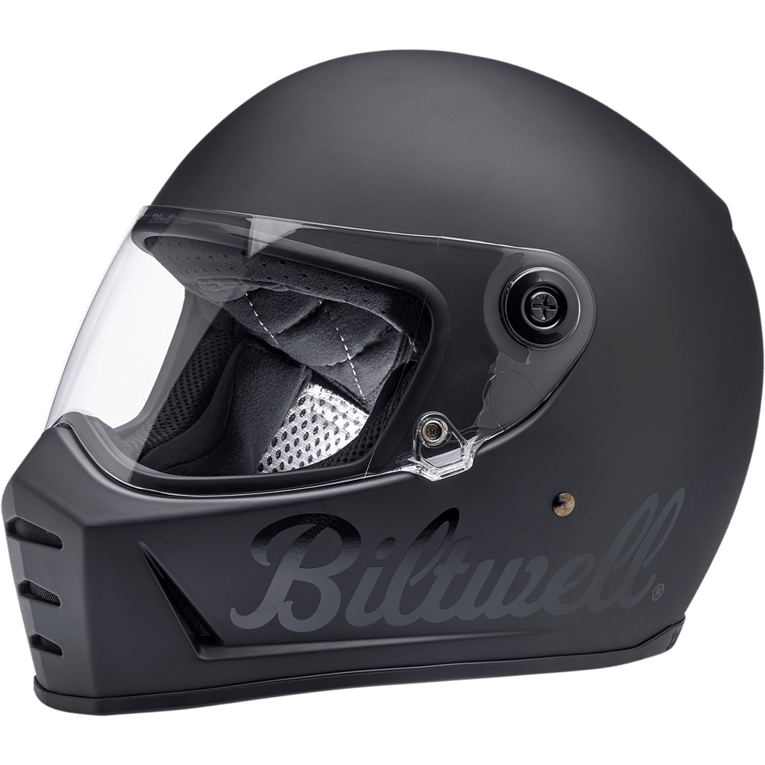 BILTWELL Lane Splitter Helmet Flat Black Factory Medium 1004638103