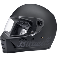 BILTWELL Lane Splitter Helmet Flat Black Factory Large 1004638104