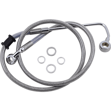 DRAG SPECIALTIES Brake Line +6" Stainless Steel '15-'17 Softail