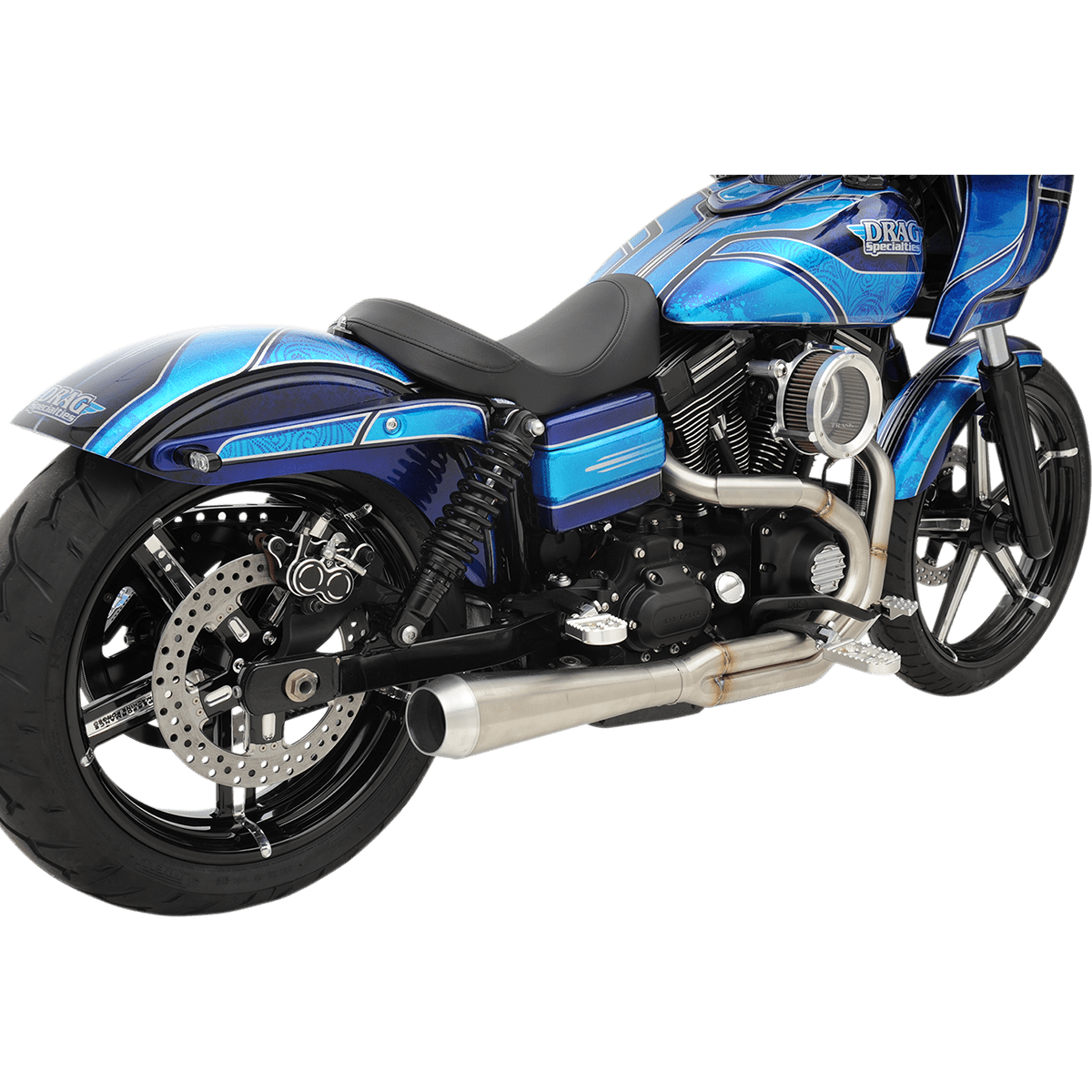 BASSANI XHAUST Road Rage 3 Exhaust Stainless '91-'17 Dyna 1D1SS