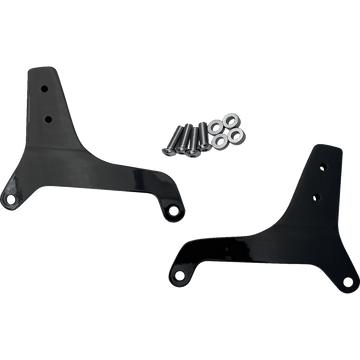 DRAG SPECIALTIES Side Plates Black