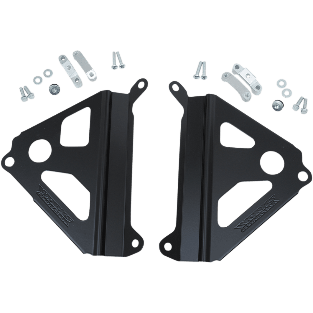 WORKS CONNECTION Radiator Brace Set Black Yamaha 18B280