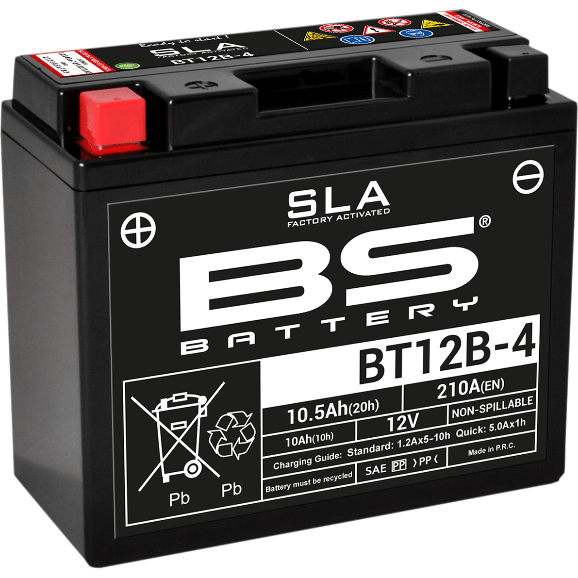 BS BATTERY Battery BT12B-4 YT