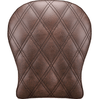 SADDLEMEN Detachable Pillion Pad Lattice Stitched Brown SA1027