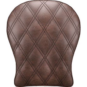 SADDLEMEN Detachable Pillion Pad Lattice Stitched Brown SA1027