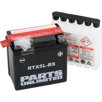 PARTS UNLIMITED AGM Battery RTX5L-BS .24 L