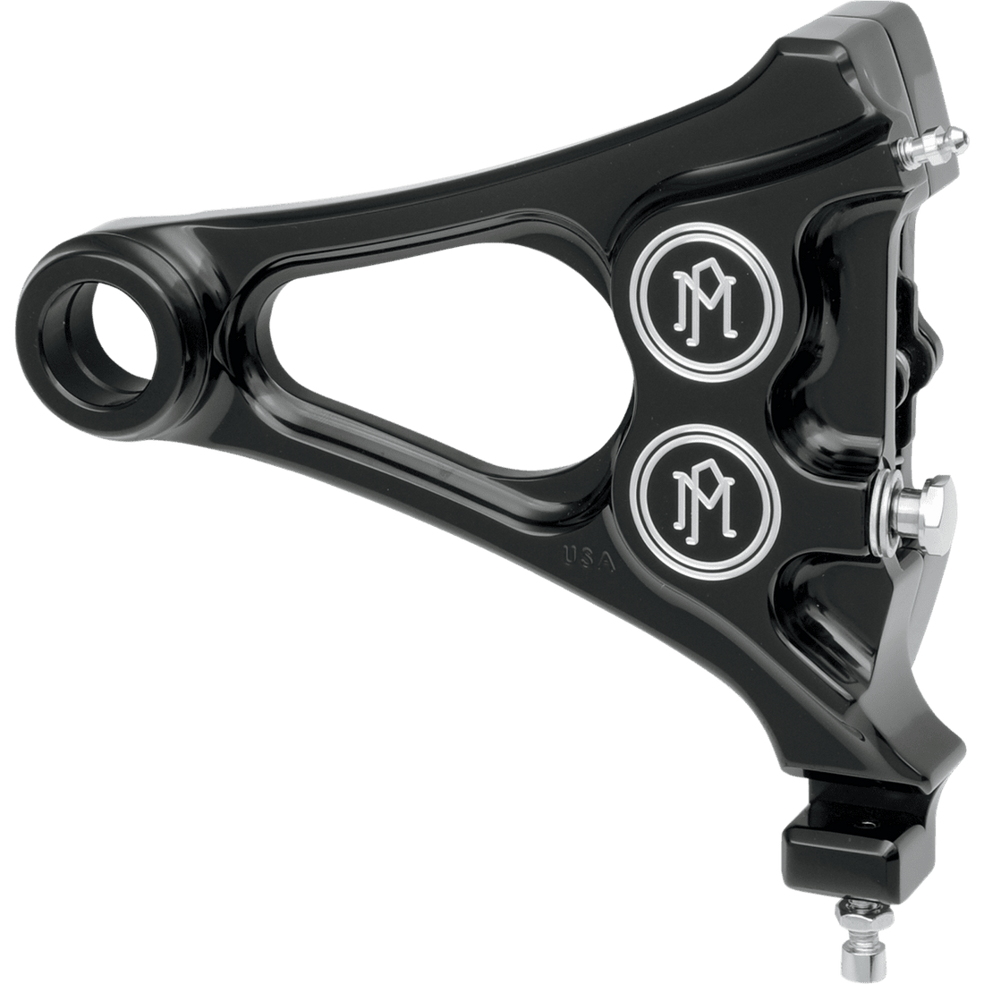 PERFORMANCE MACHINE PM 4-Piston Caliper Rear Contrast Cut™ 08-17 Softail 12560077BM