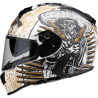 Z1R Warrant Helmet Sombrero White/Gold Medium