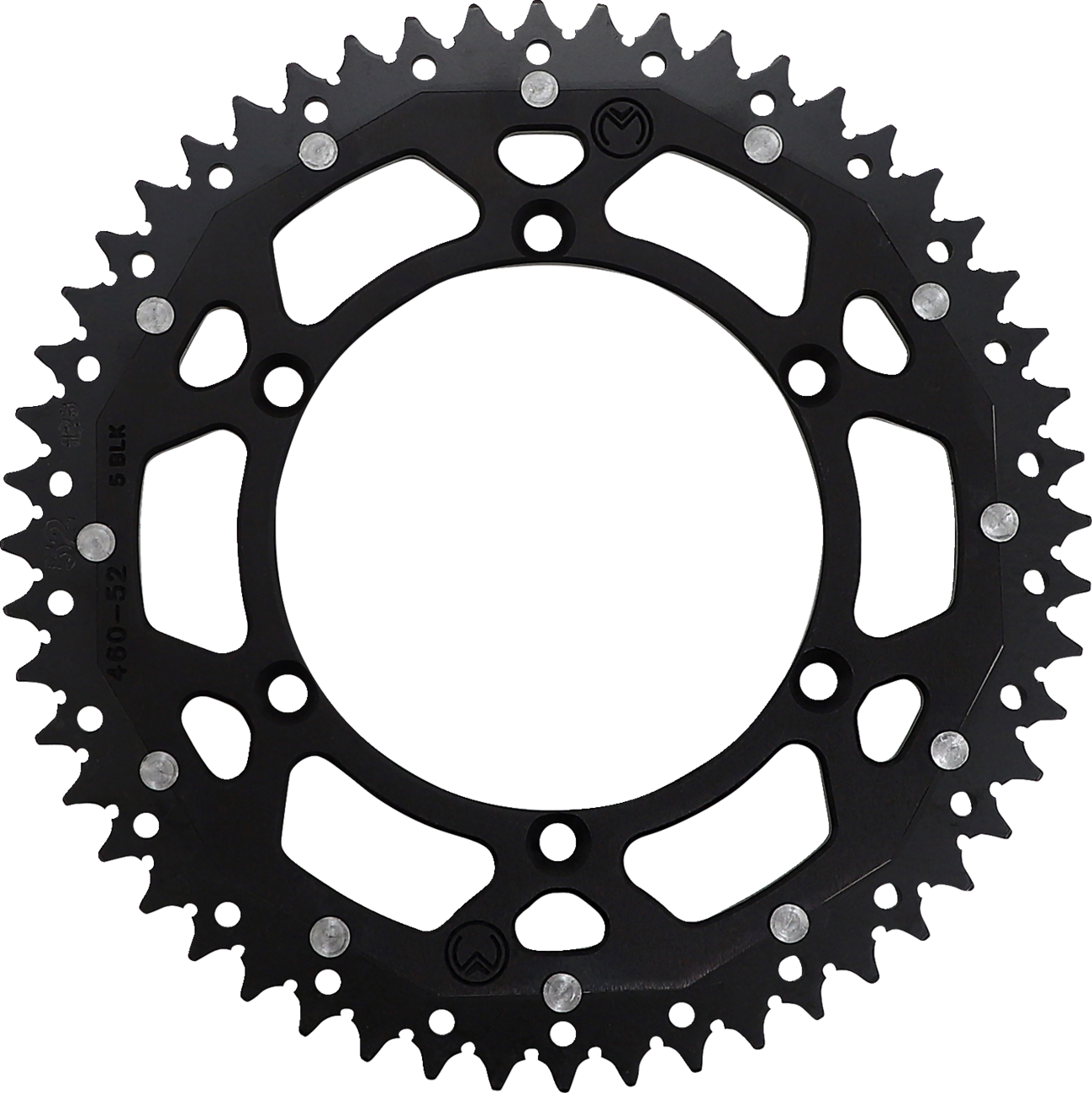 MOOSE RACING Dual Sprocket Black 52 Tooth